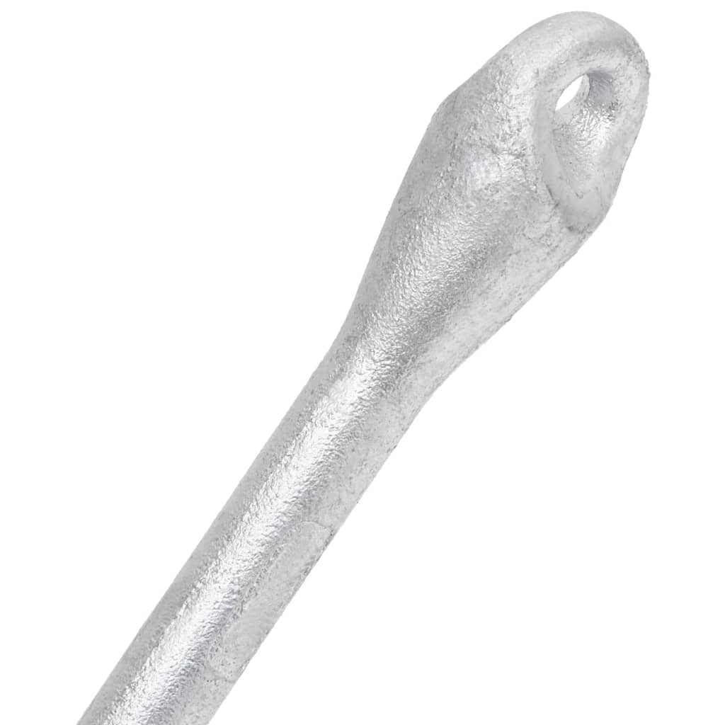 Ancre pliante argentée 1,5 kg en fonte malléable