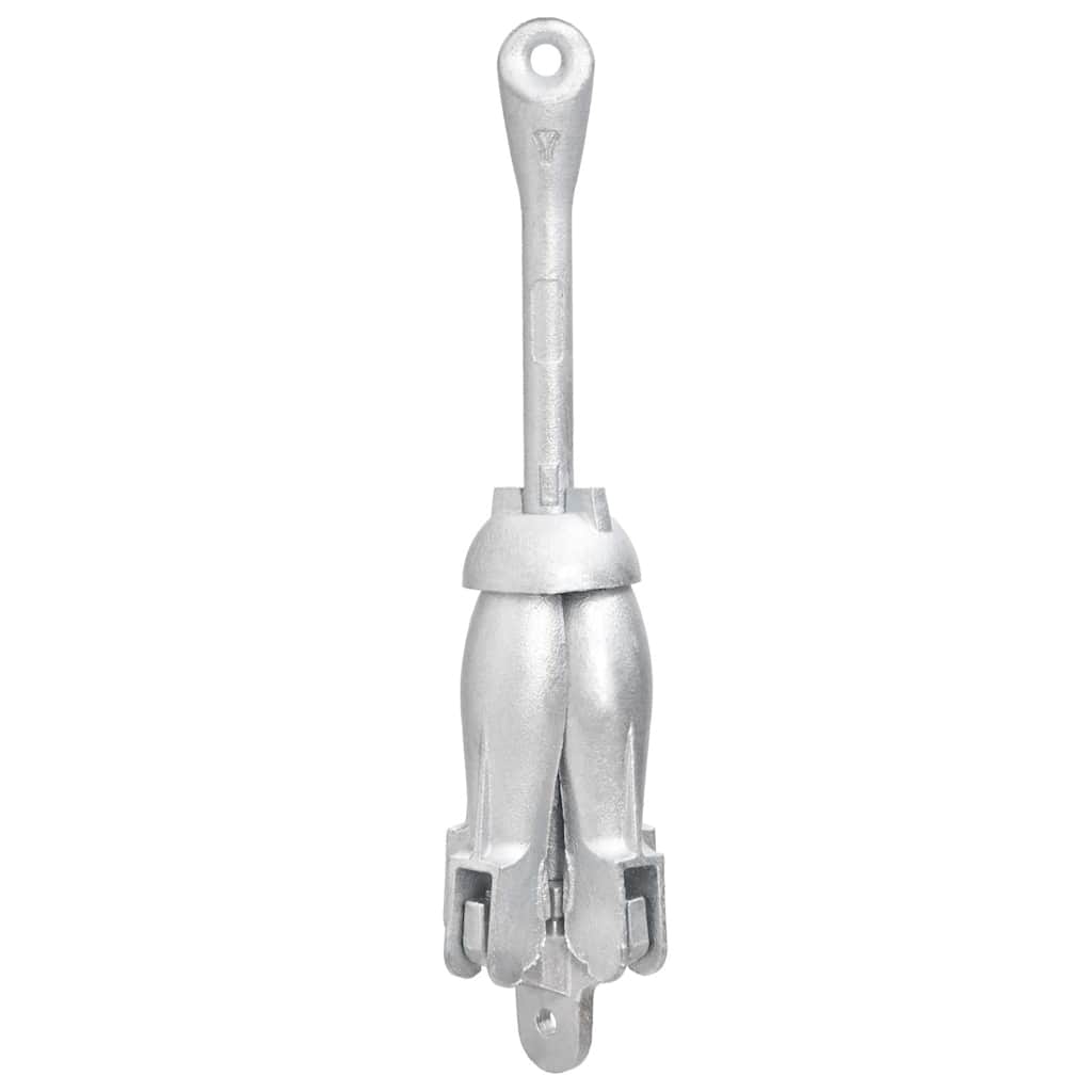 Ancre pliable avec corde argentée 3,2 kg en fonte malléable