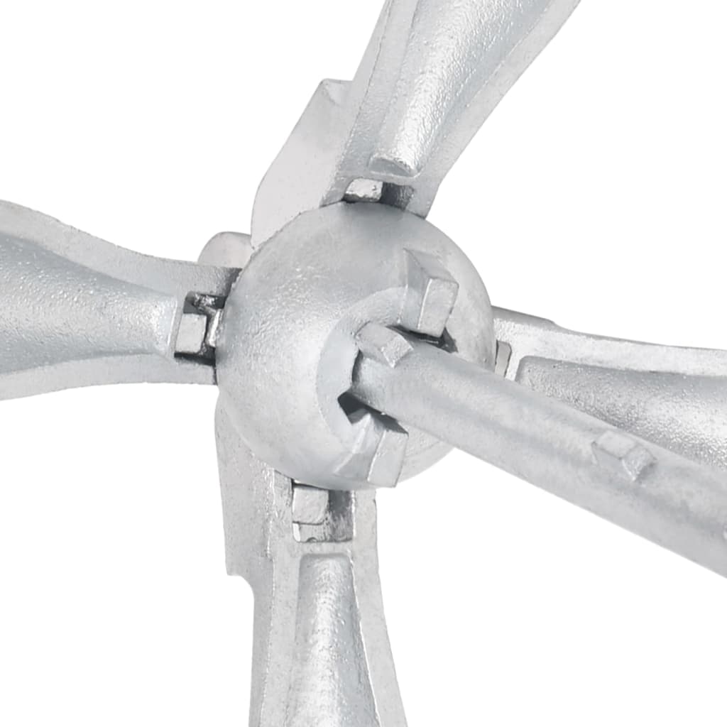 Ancre pliable avec corde argentée 3,2 kg en fonte malléable
