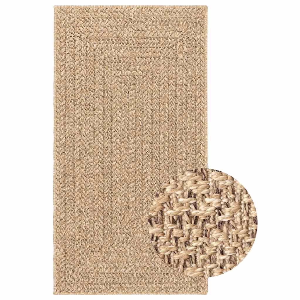 Teppich 80x150 cm Jute-Optik Innen und Außen