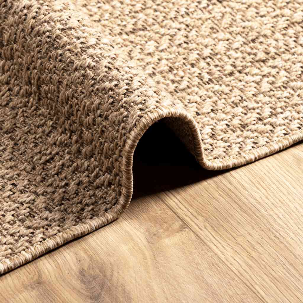 Carpet 120x170 cm Jute Look Indoor and Outdoor