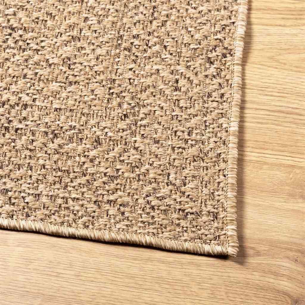 Carpet 120x170 cm Jute Look Indoor and Outdoor