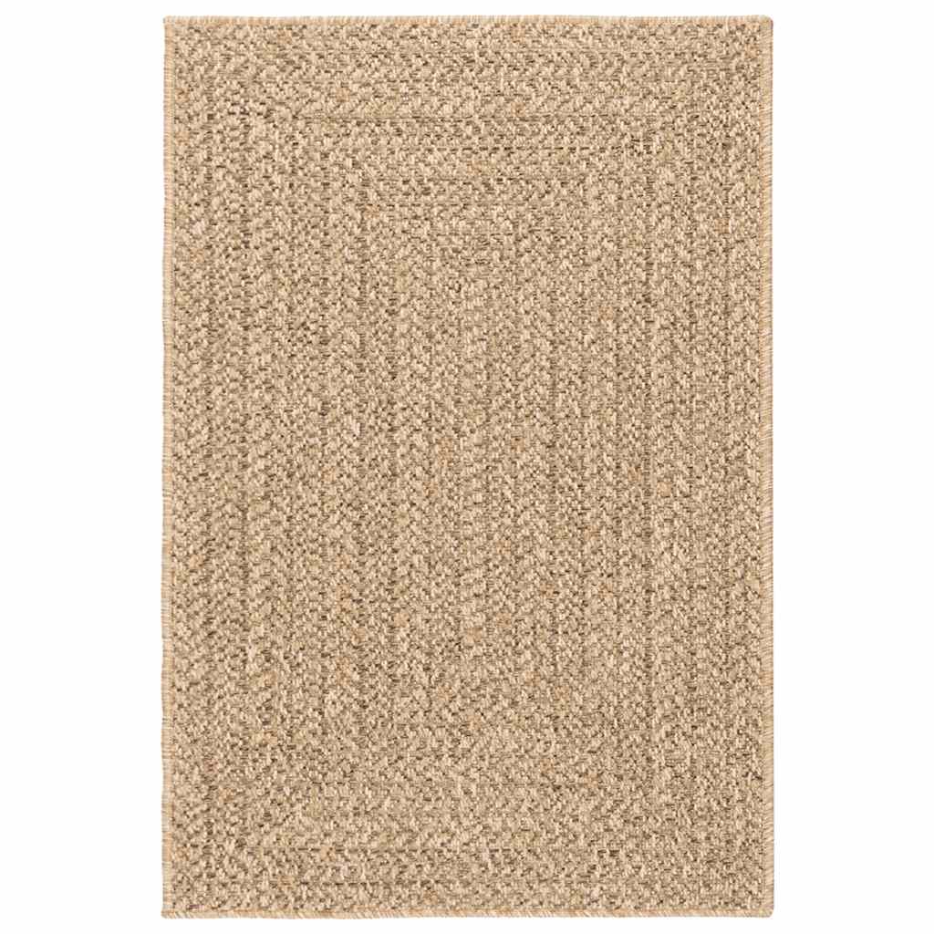 Tapis 140x200 cm aspect jute Intérieur et Extérieur