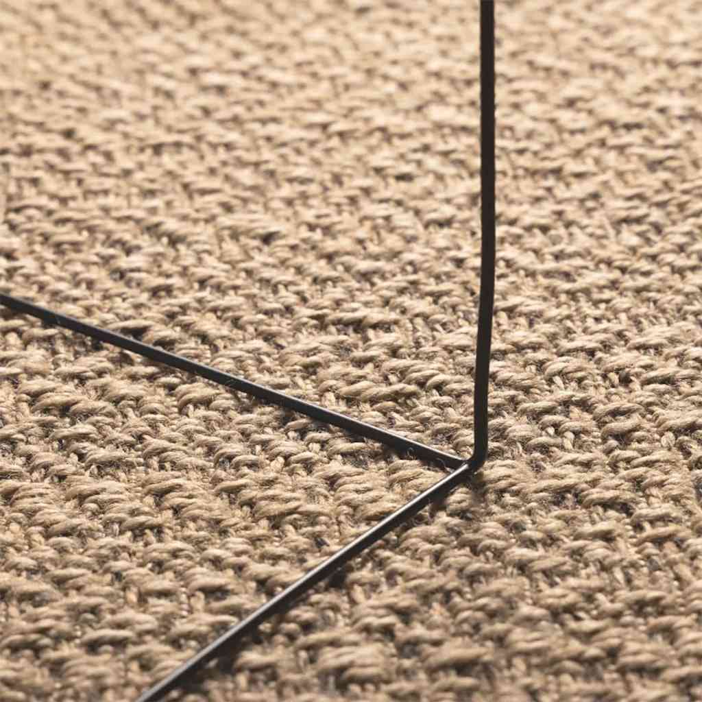 Teppich ZIZUR 200x290 cm Jute-Optik Indoor und Outdoor