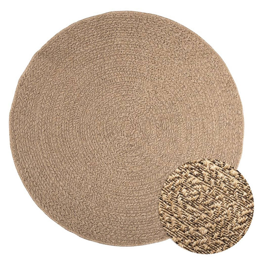 160 cm Jute-Look Rug for Indoor and Outdoor Use