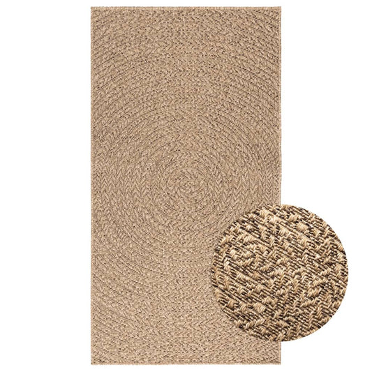 Rug 80x150 cm Jute Look Indoor and Outdoor