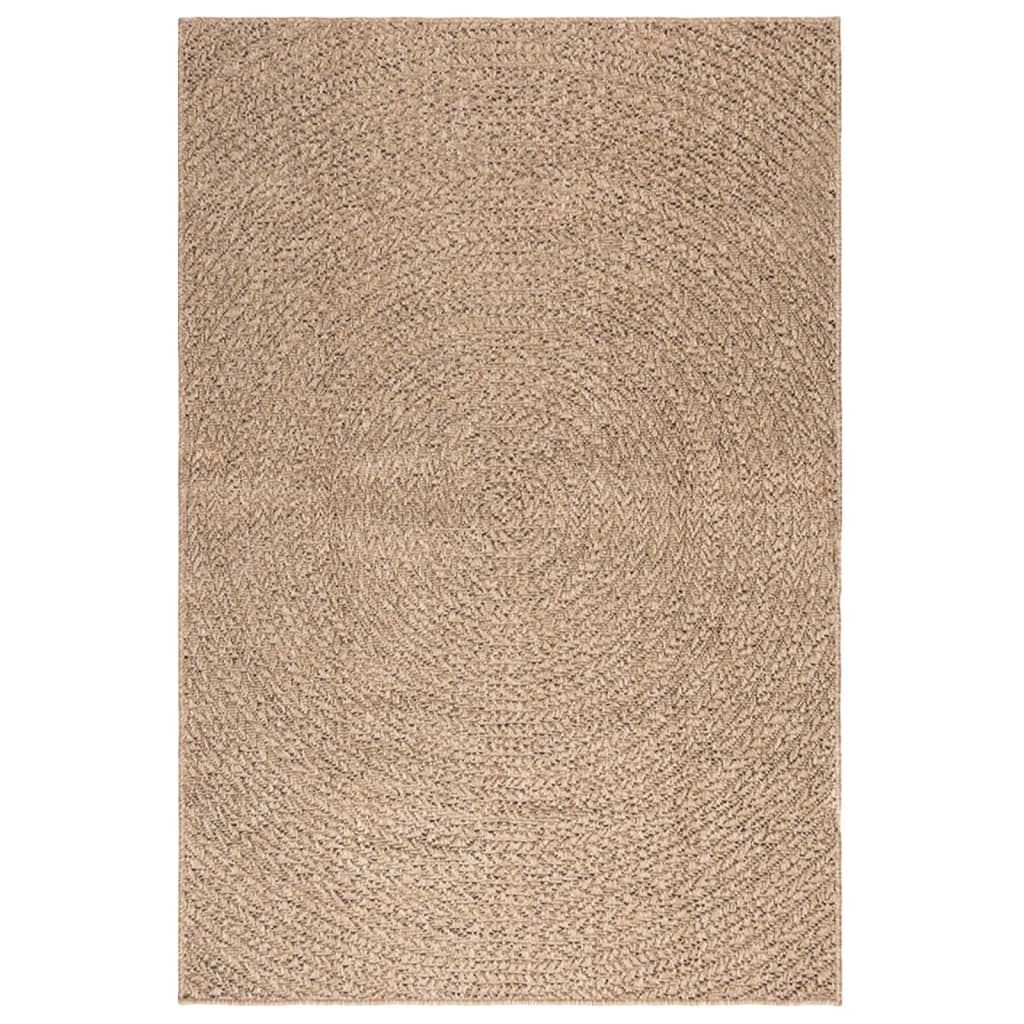 Tapis ZIZUR 120x170 cm Aspect Jute Intérieur et Extérieur