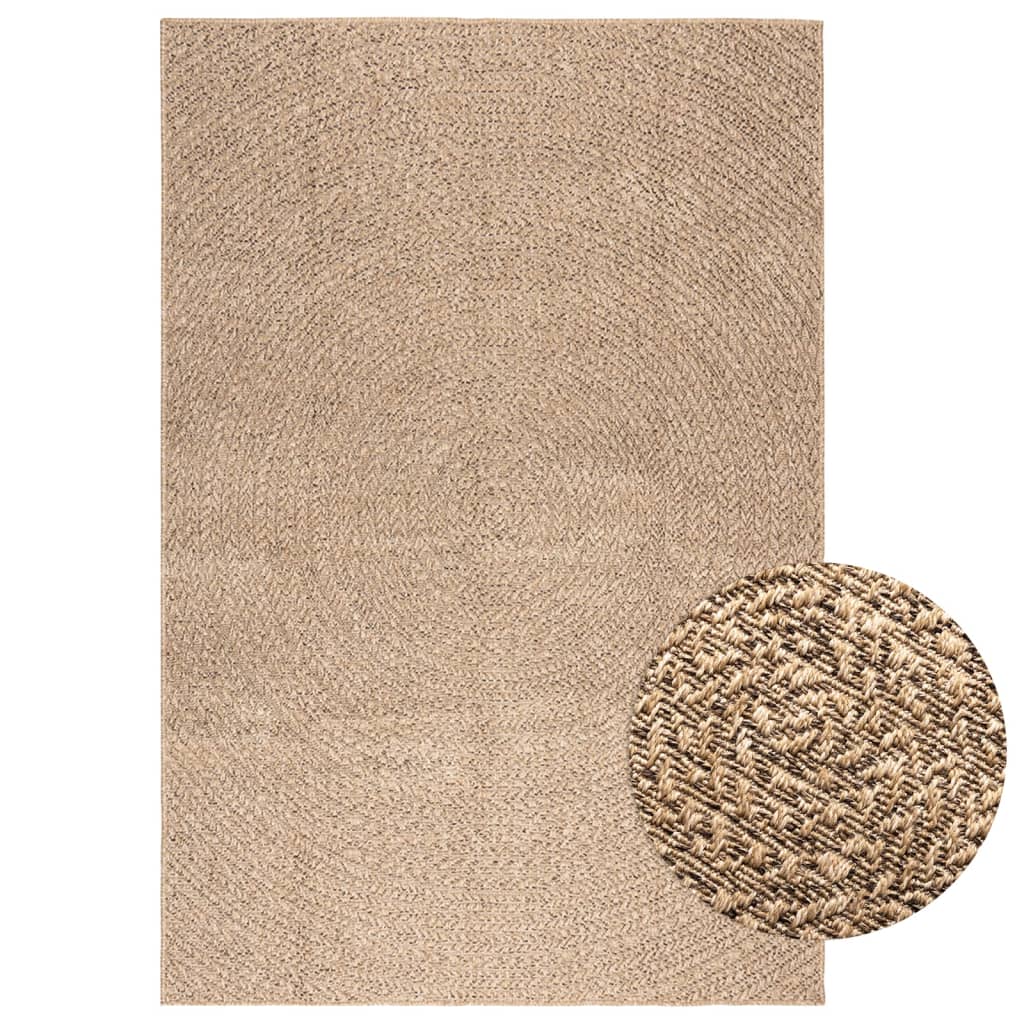Tapis 140x200 cm Aspect jute Intérieur et extérieur