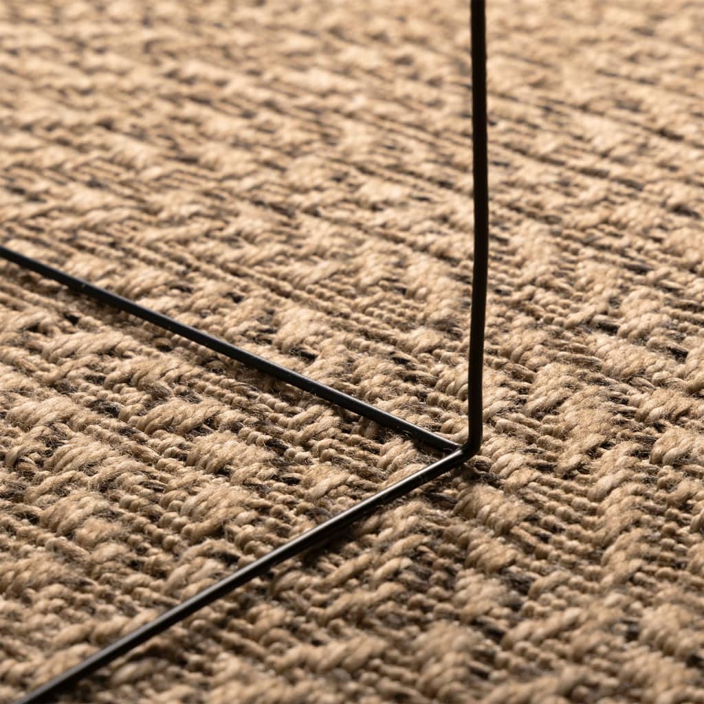Tapis 140x200 cm Aspect jute Intérieur et extérieur