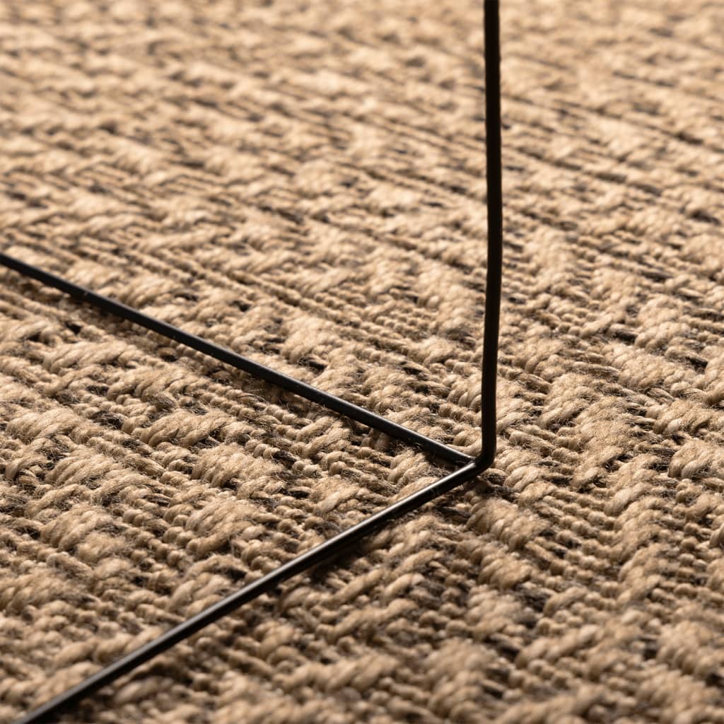 Tapis ZIZUR 200x290 cm Aspect Jute Intérieur et Extérieur