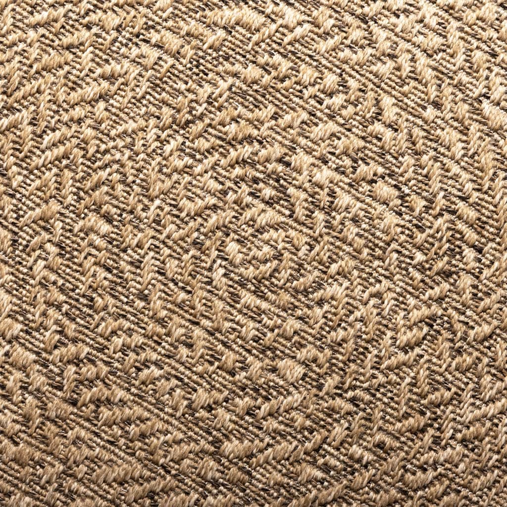 Tapis ZIZUR 200x290 cm Aspect Jute Intérieur et Extérieur