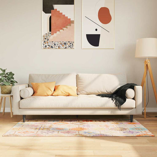 Washable Multicolored Rug 80x150 cm Non-slip