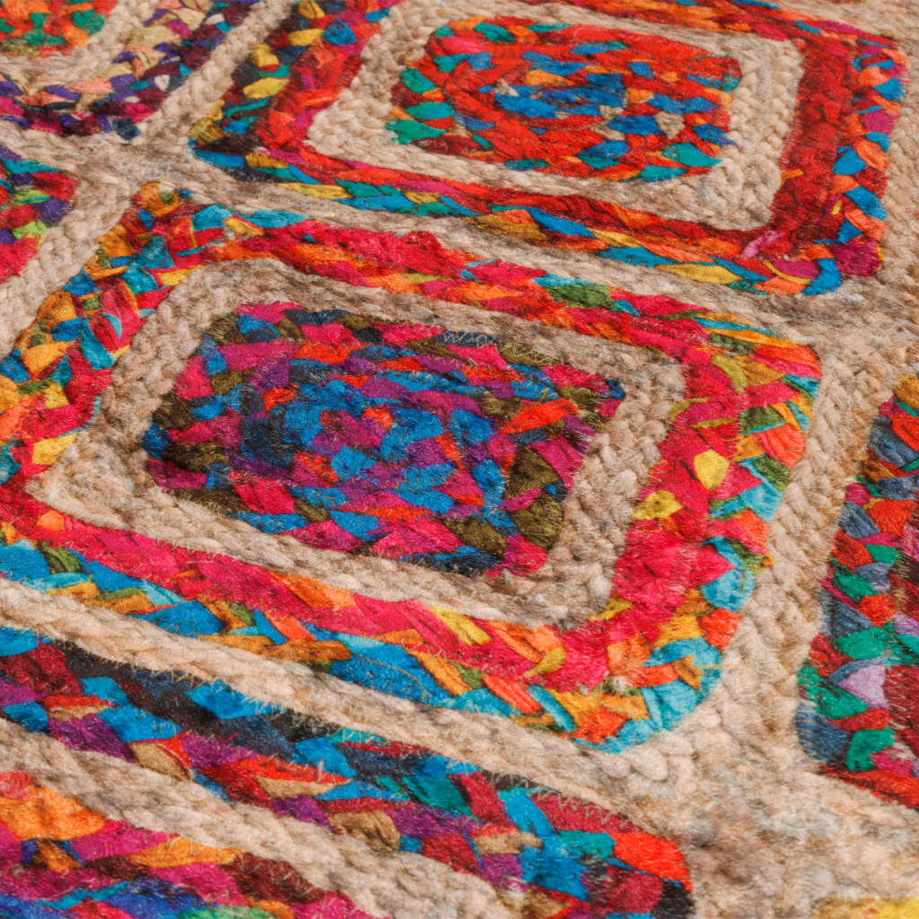 Washable Multicolored Rug 80x150 cm Non-slip