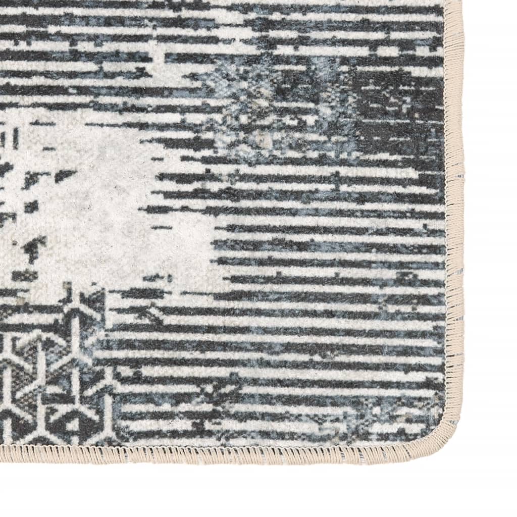 Washable Multicolored Rug 80x300 cm Non-Slip