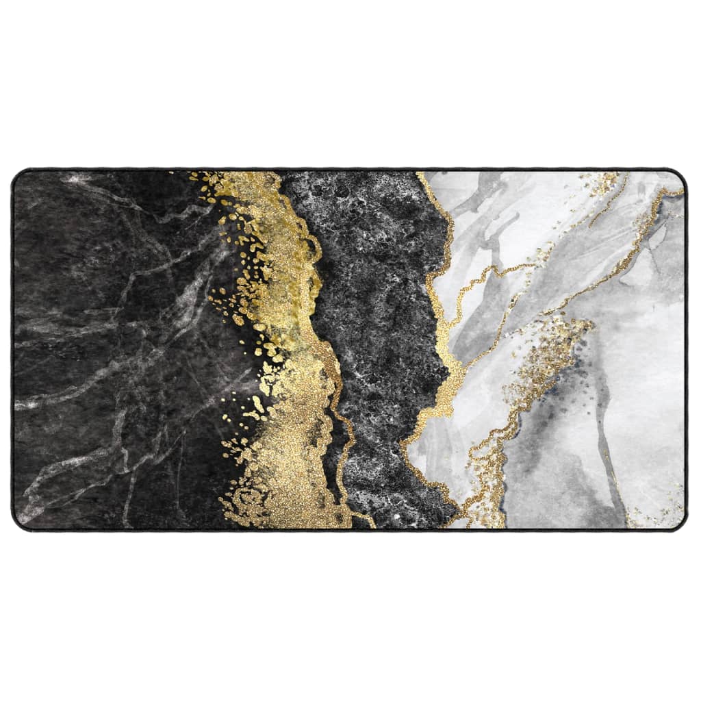 Tapis Lavable Multicolore 80x150 cm Antidérapant