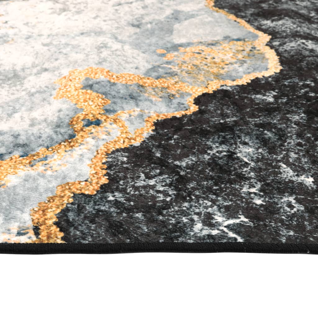 Tapis Lavable Multicolore 80x150 cm Antidérapant
