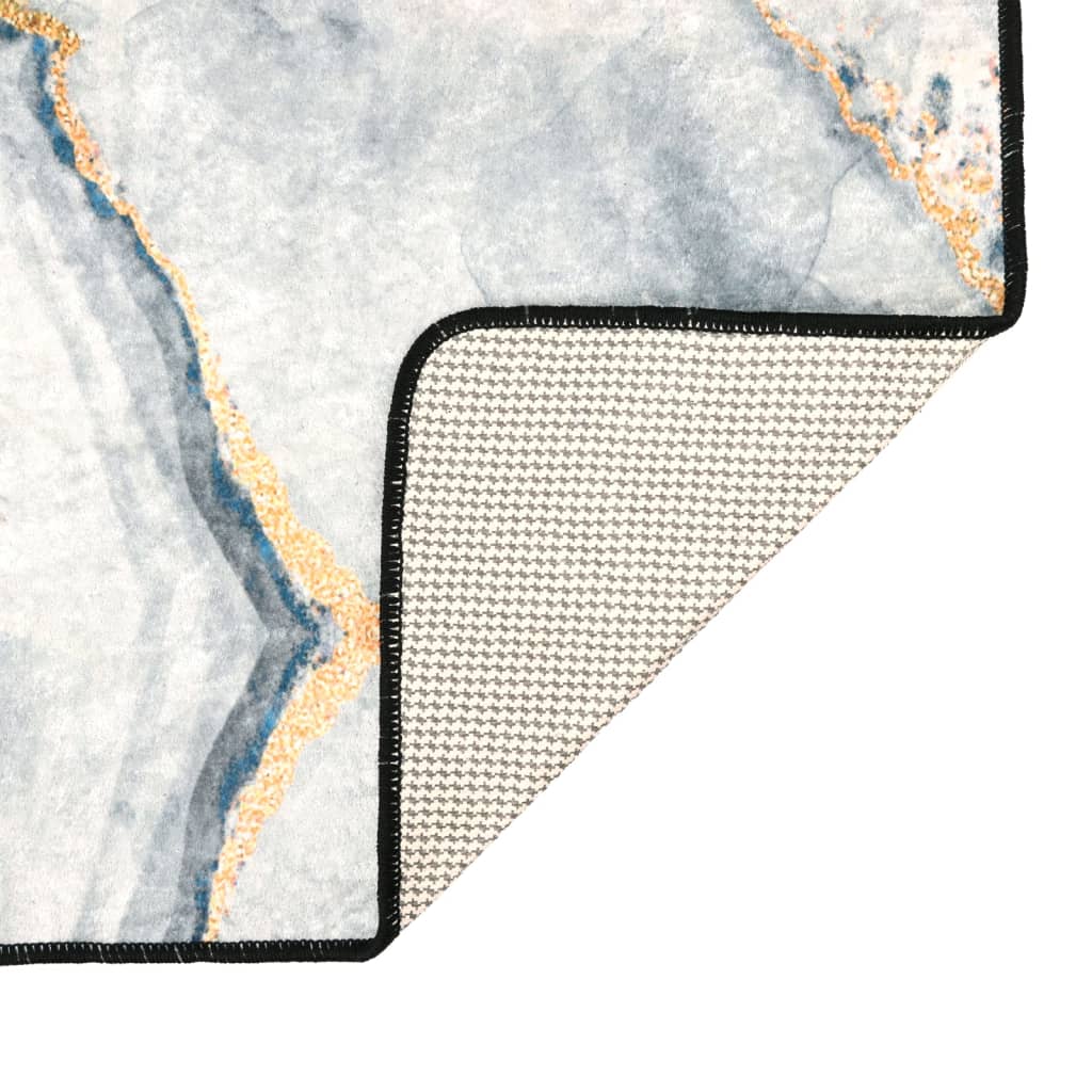 Tapis Lavable Multicolore 80x300 cm Antidérapant