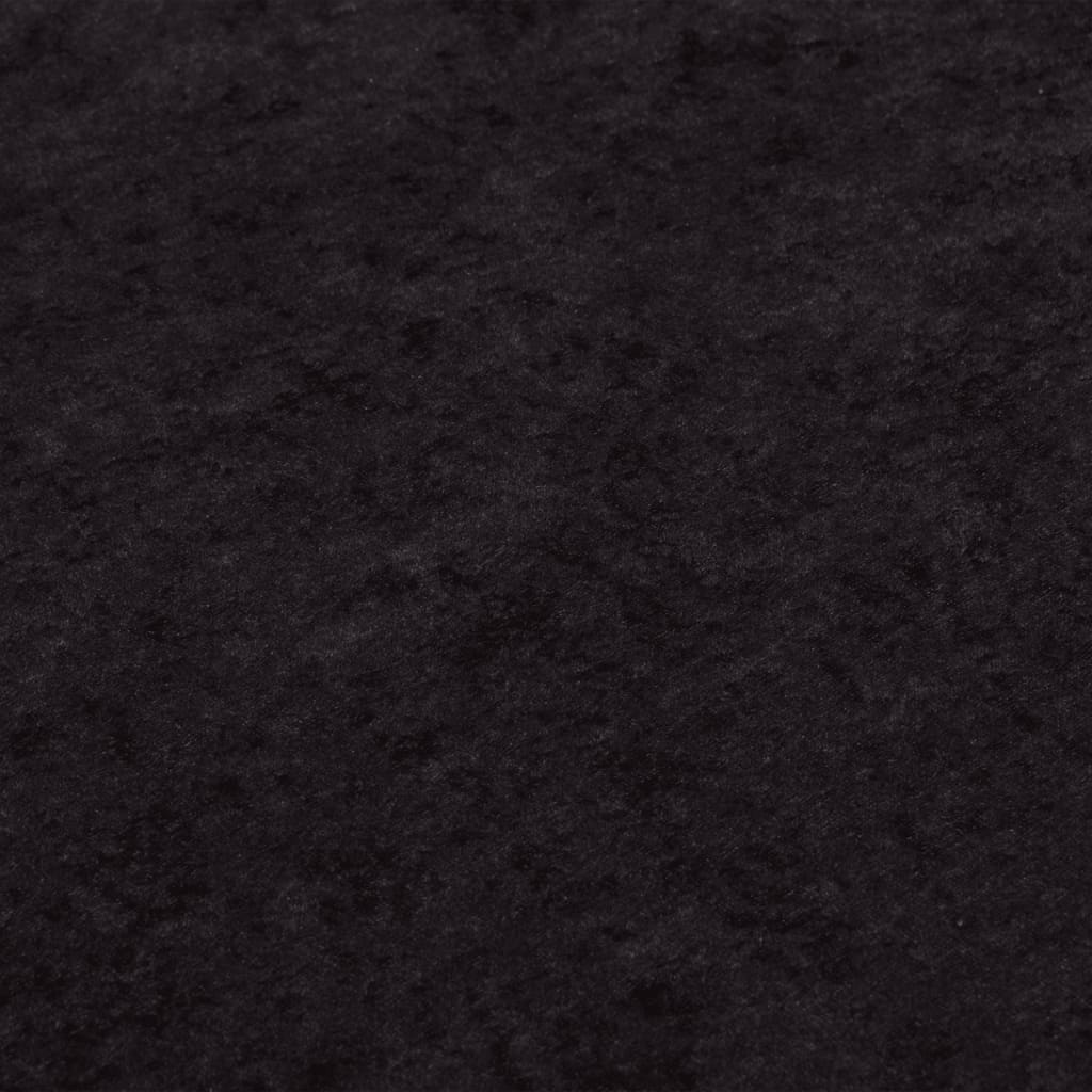 Washable Rug Anthracite Ø 200 cm Non-Slip