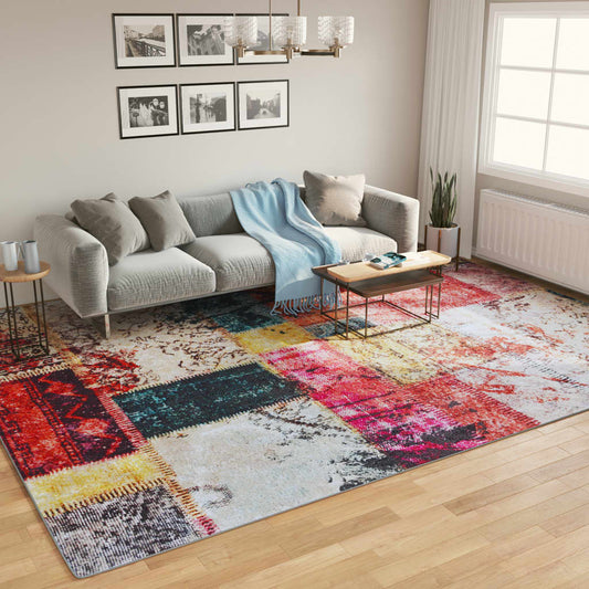 Washable Multicolored Rug 400x300 cm Non-slip