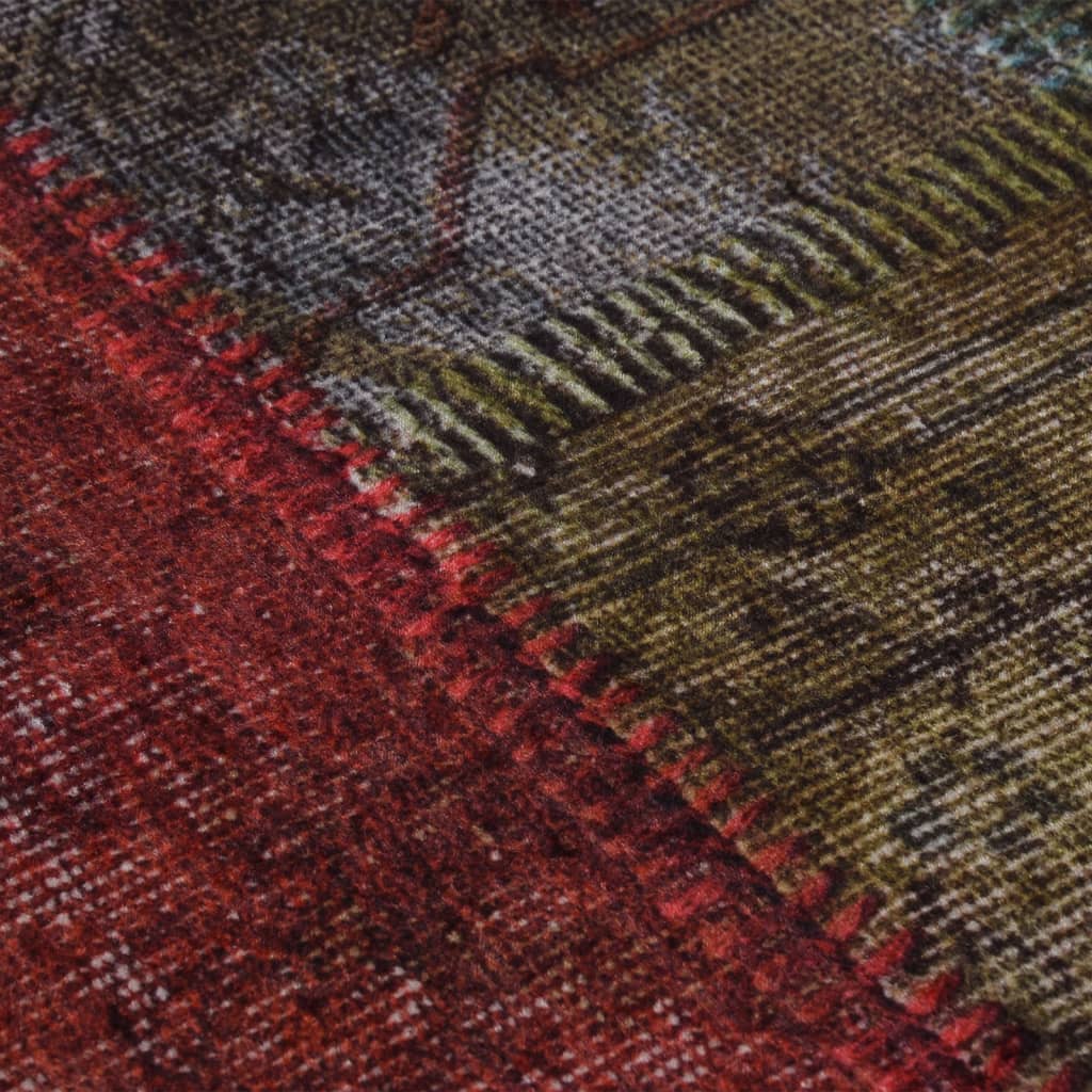 Tapis Lavable Multicolore Ø 200 cm Antidérapant