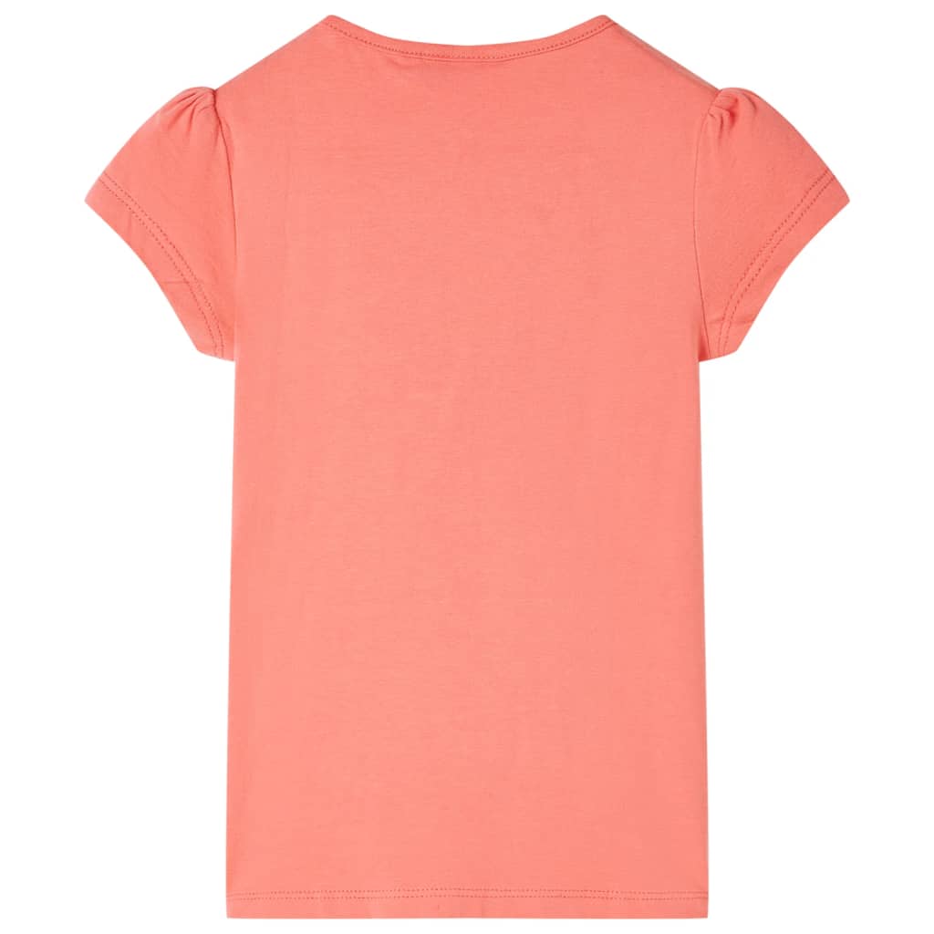 T-shirt enfant rose corail 92
