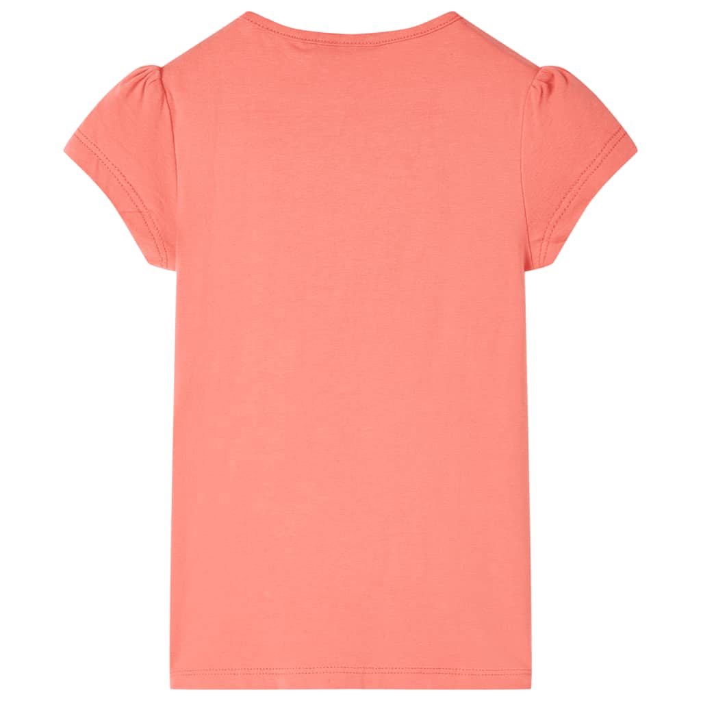 T-shirt enfant rose corail 116