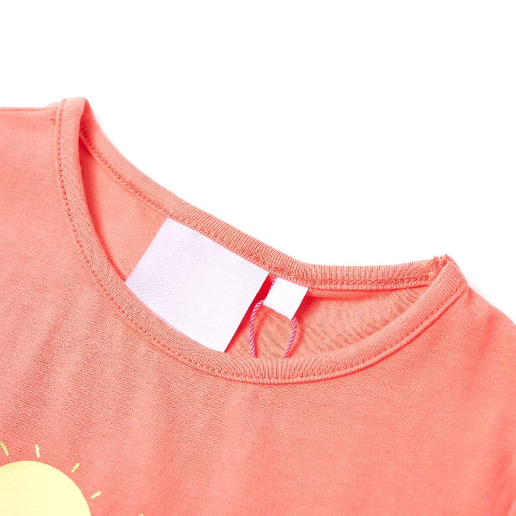 T-shirt enfant rose corail 116