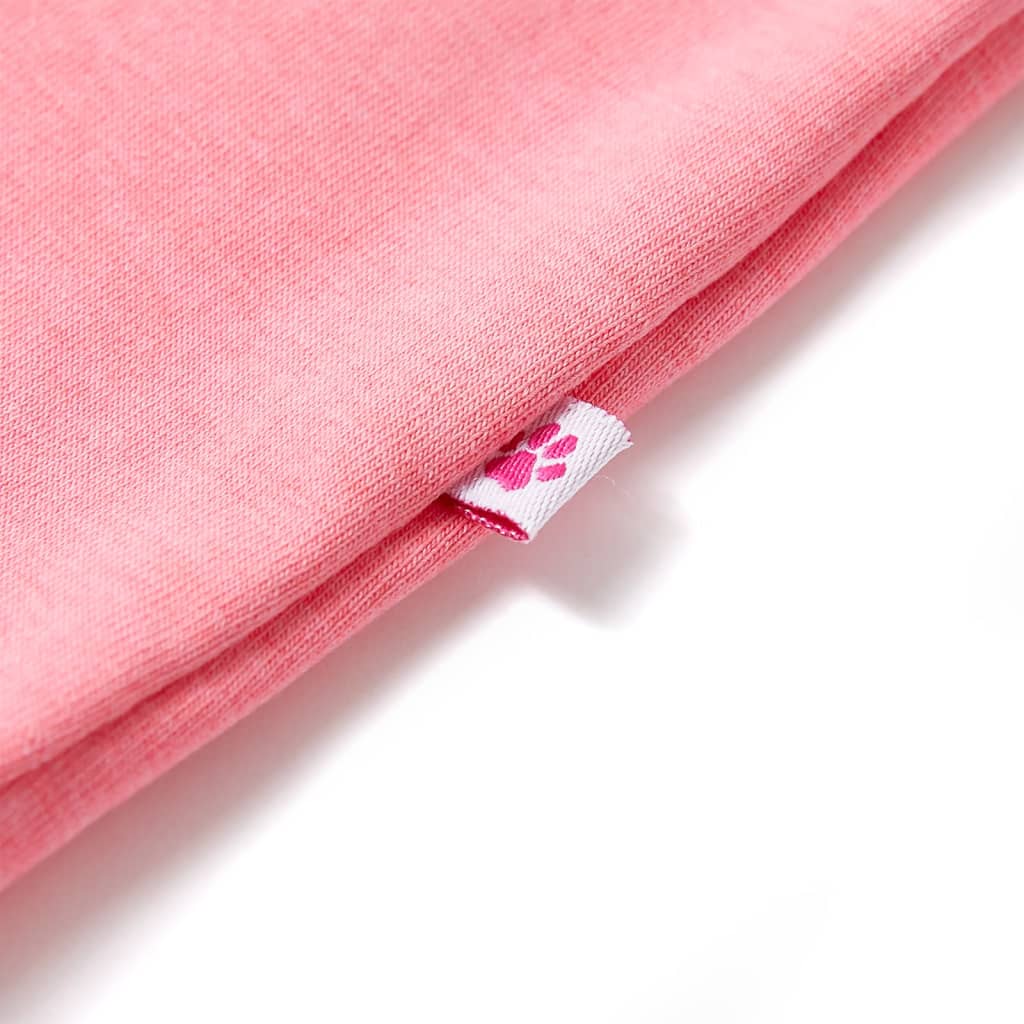 Children's T-Shirt Neon Pink 128
