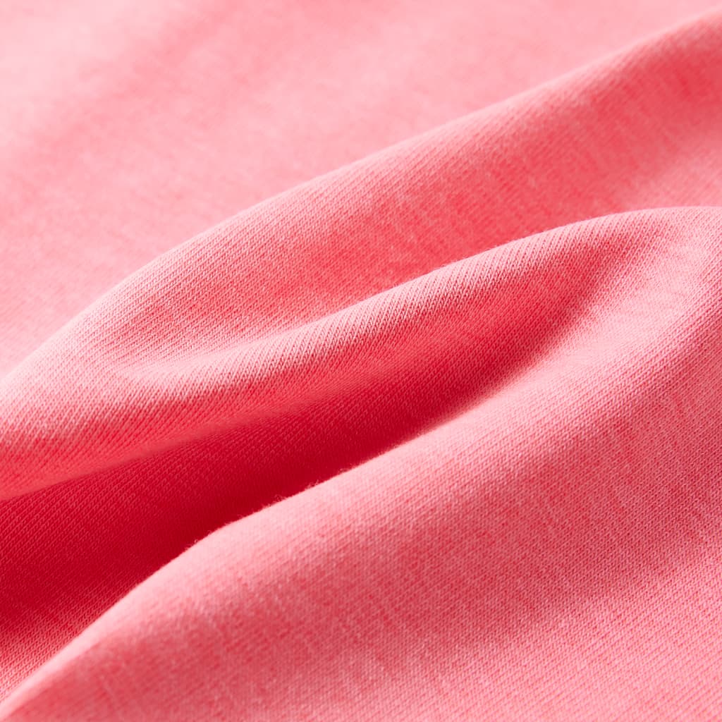 Children's T-Shirt Neon Pink 128