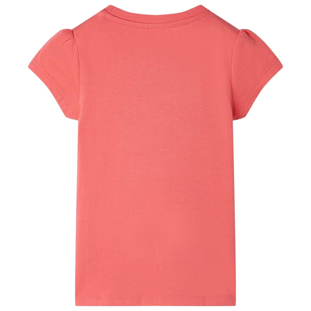 Kids' T-Shirt Coral Pink 128