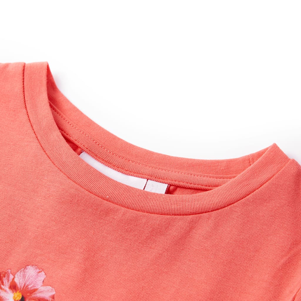 Kids' T-Shirt Coral Pink 128