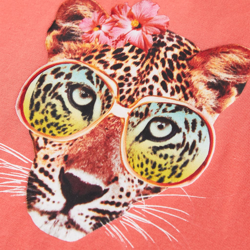 Kids' T-Shirt Coral Pink 128