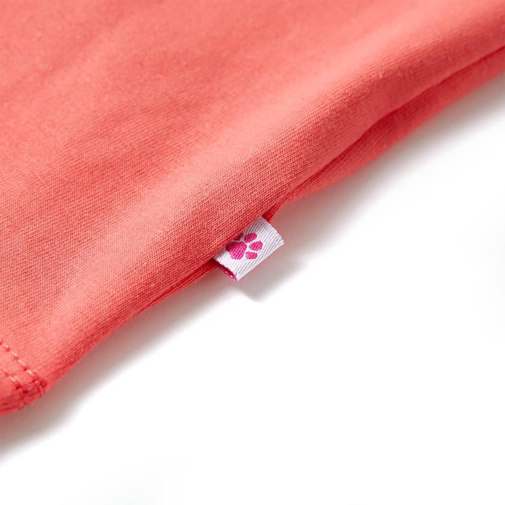Kids' T-Shirt Coral Pink 128