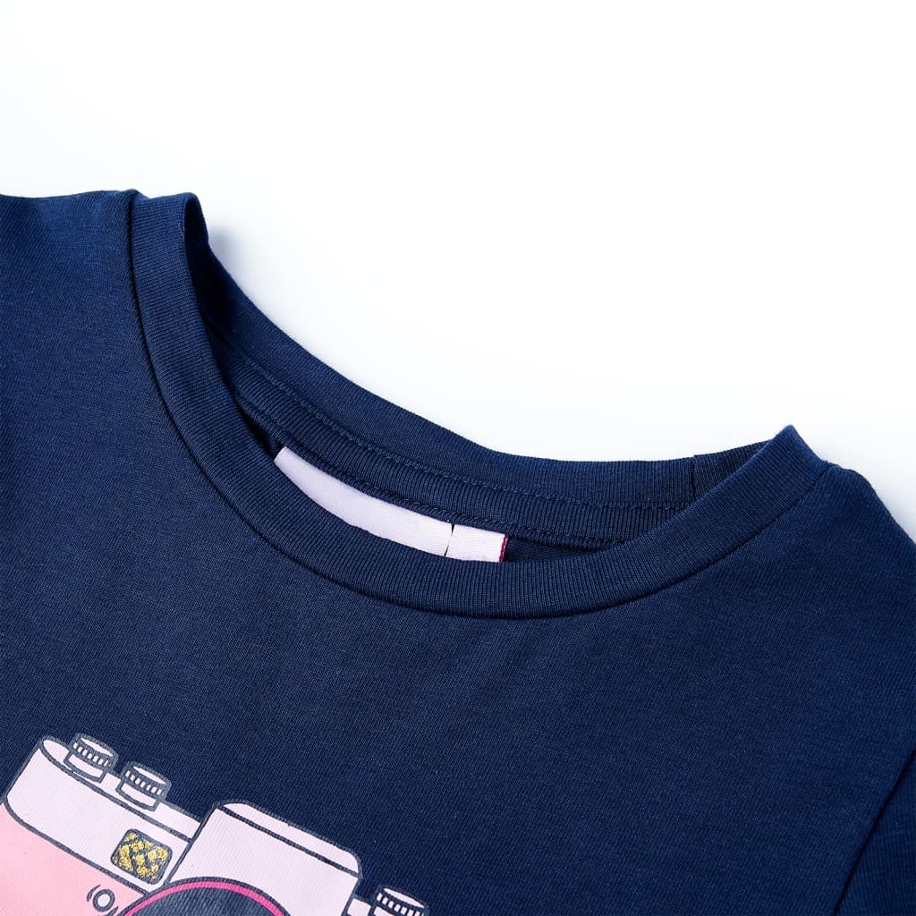 Kids' T-shirt Navy Blue 116