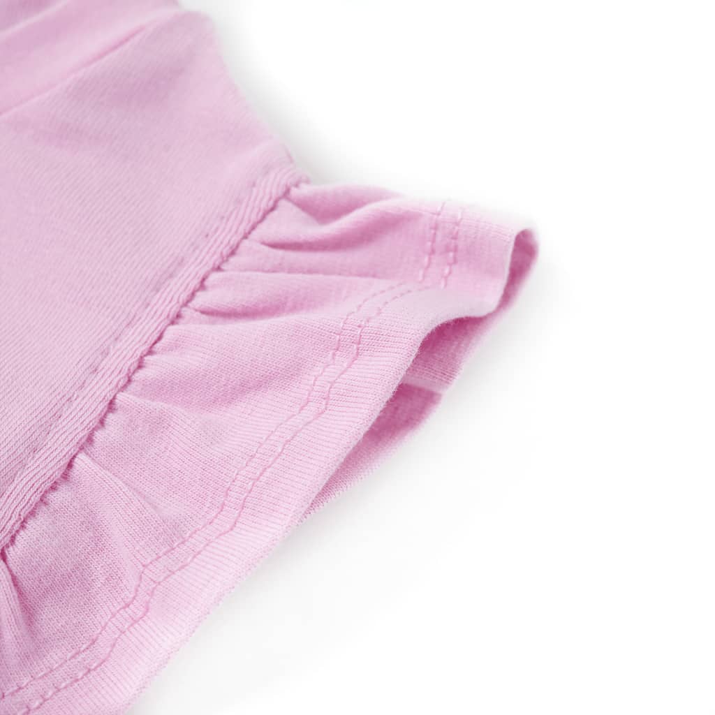 Kinder-T-Shirt mit Rüschenärmeln Lila 128