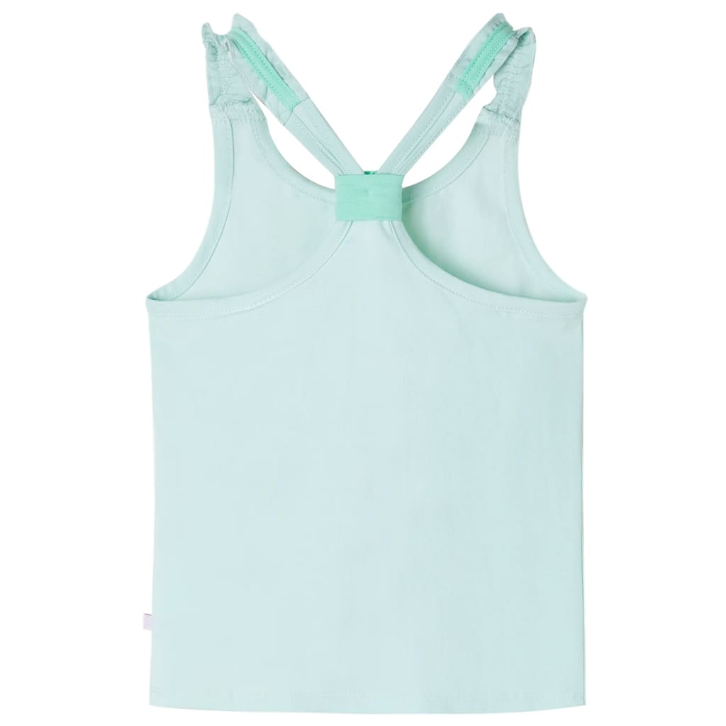 Kids' Tank Top Light Mint Green 104