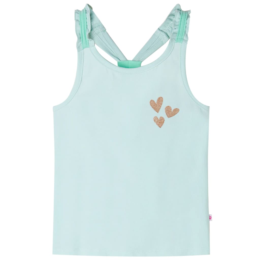 Kids' Tank Top Light Mint Green 116