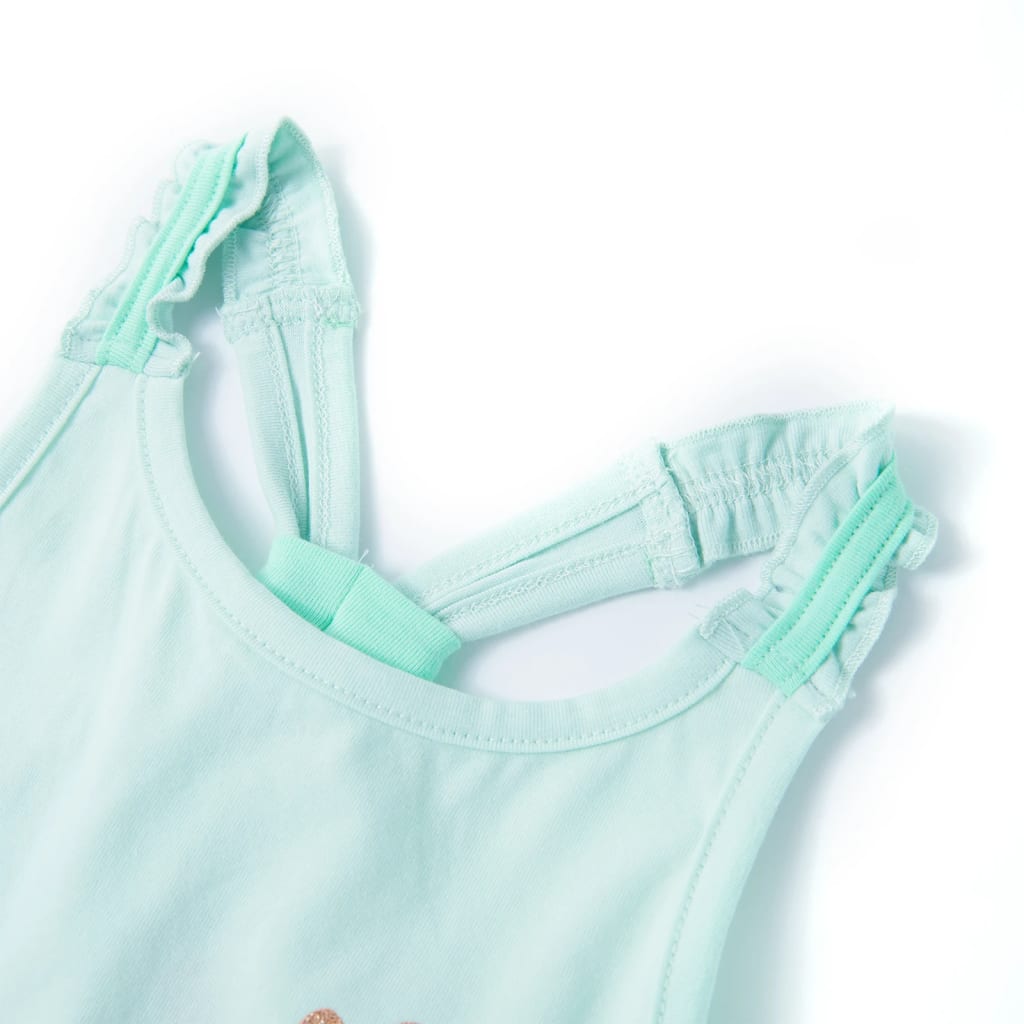 Kids' Tank Top Light Mint Green 116