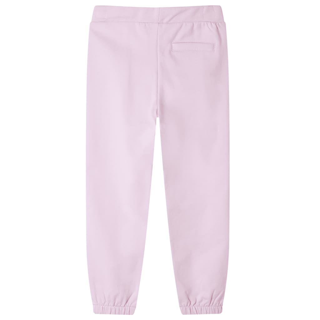 Pantalon de survêtement enfant rose clair 104