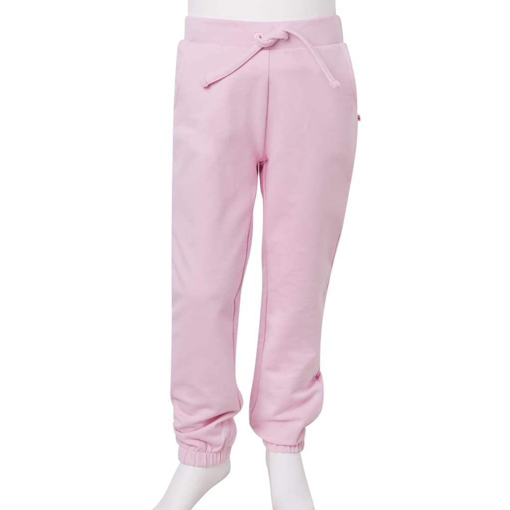 Pantalon de survêtement enfant rose clair 104