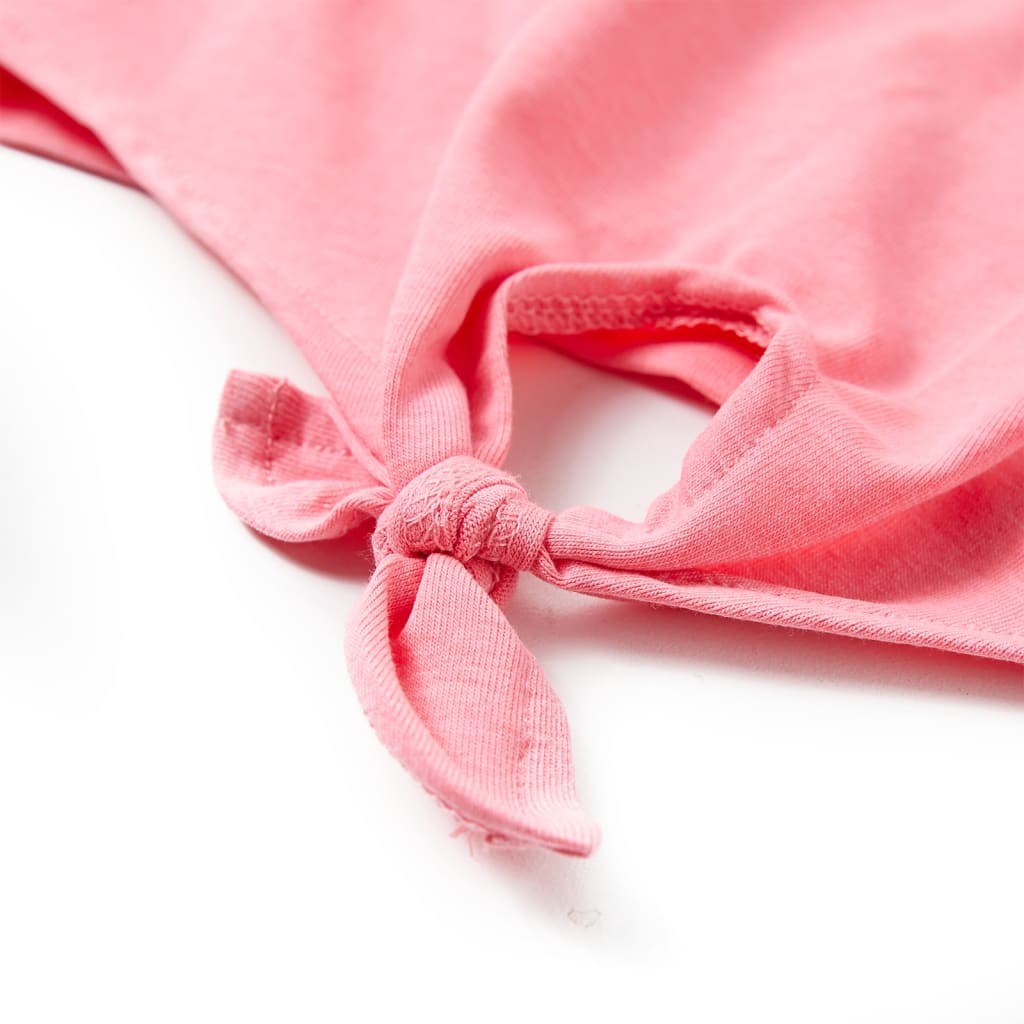 T-shirt enfant rose fluo 104