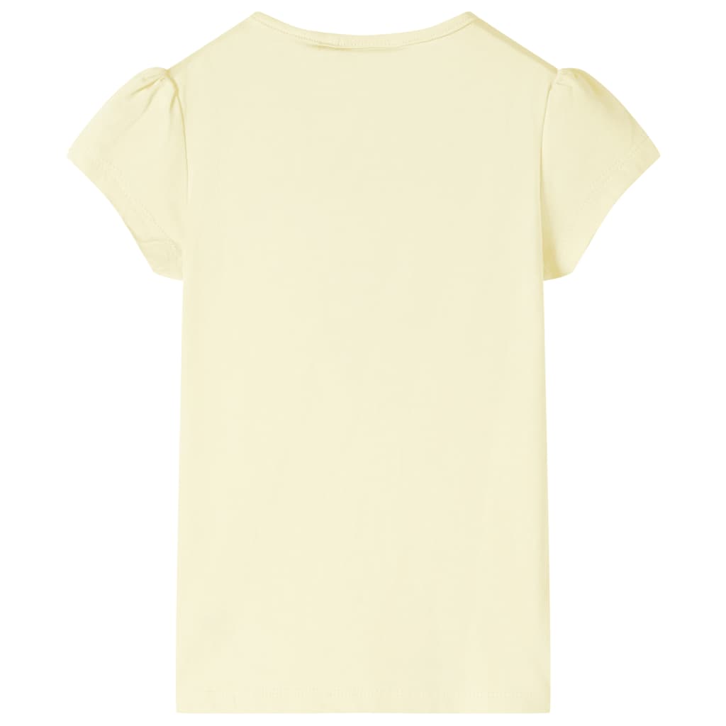 T-shirt enfant Jaune clair 116