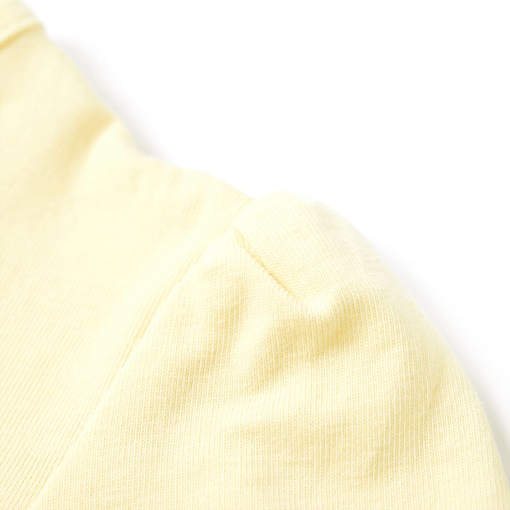 T-shirt enfant jaune pâle 128