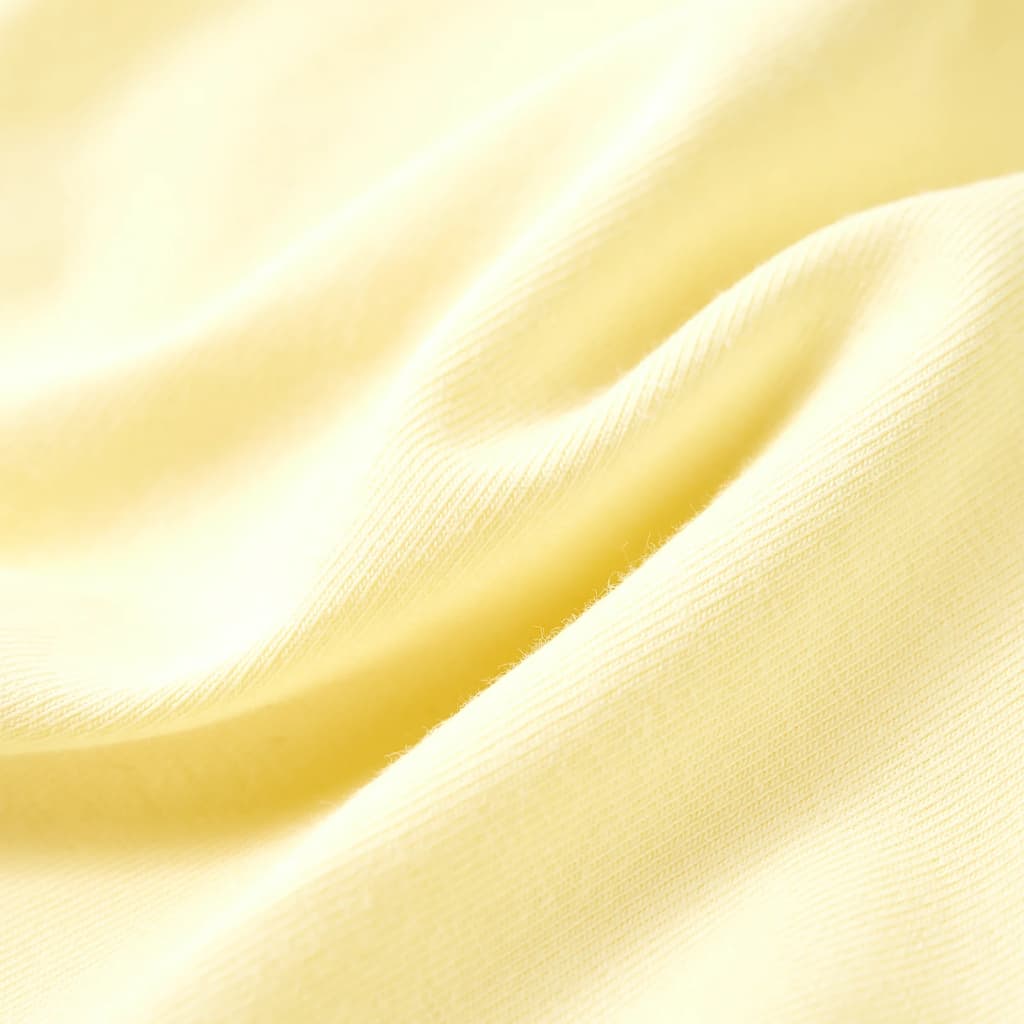 T-shirt enfant jaune pâle 128