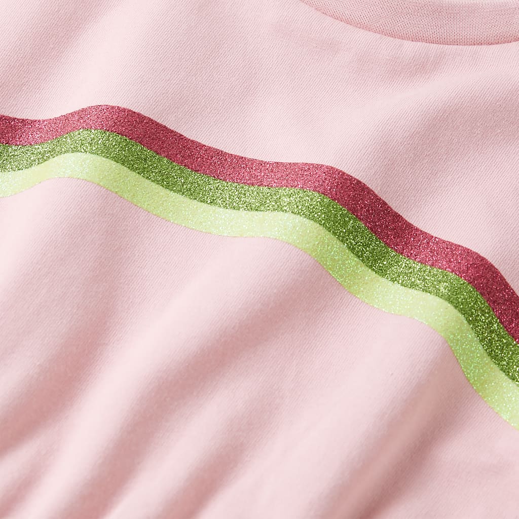 Children's Dress with Drawstring Light Pink 104