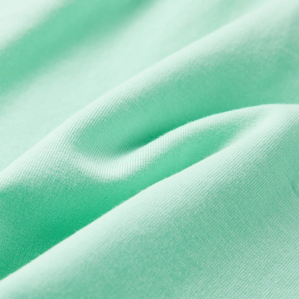 Kinderkleid mit Kordelzug Knallgrün 104