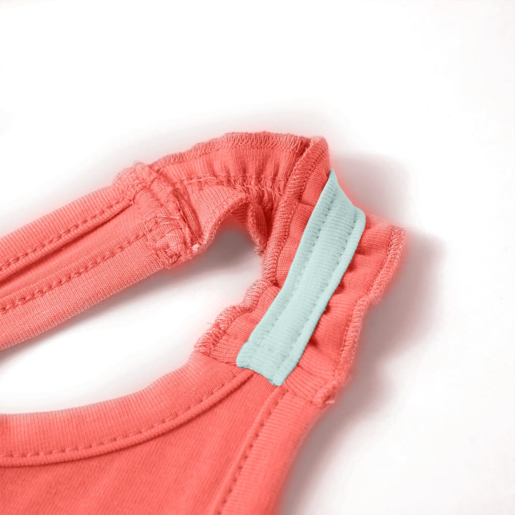 Débardeur enfant rose corail 128