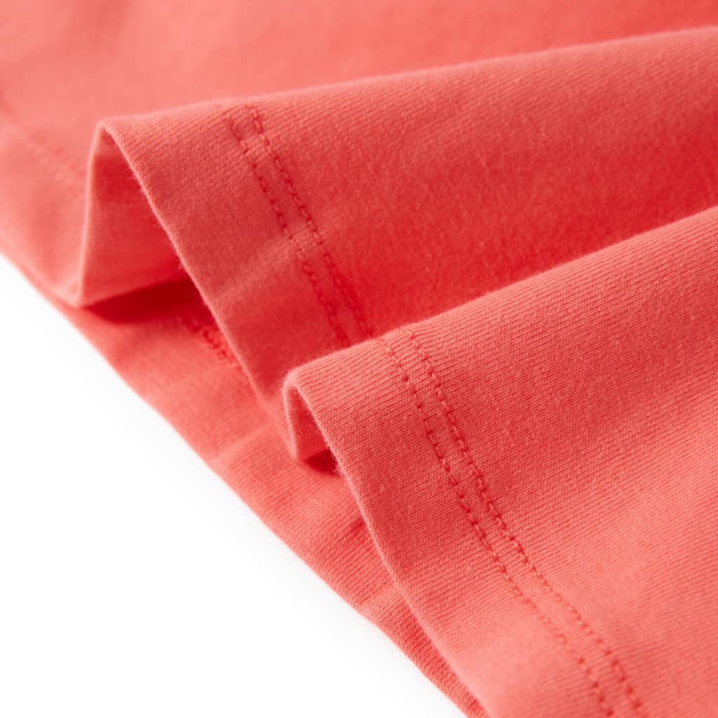 Débardeur enfant rose corail 128