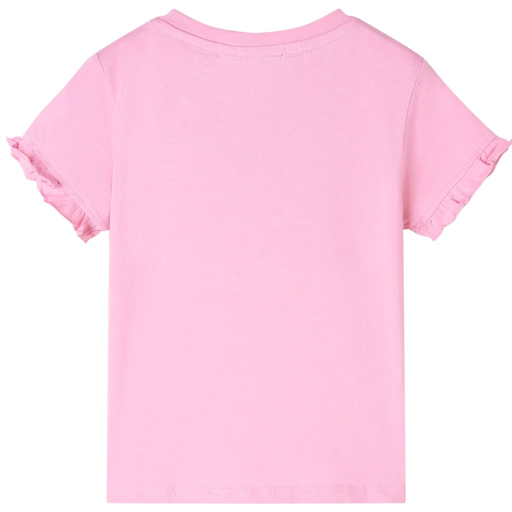 Kids' Short Sleeve T-Shirt Light Pink 104