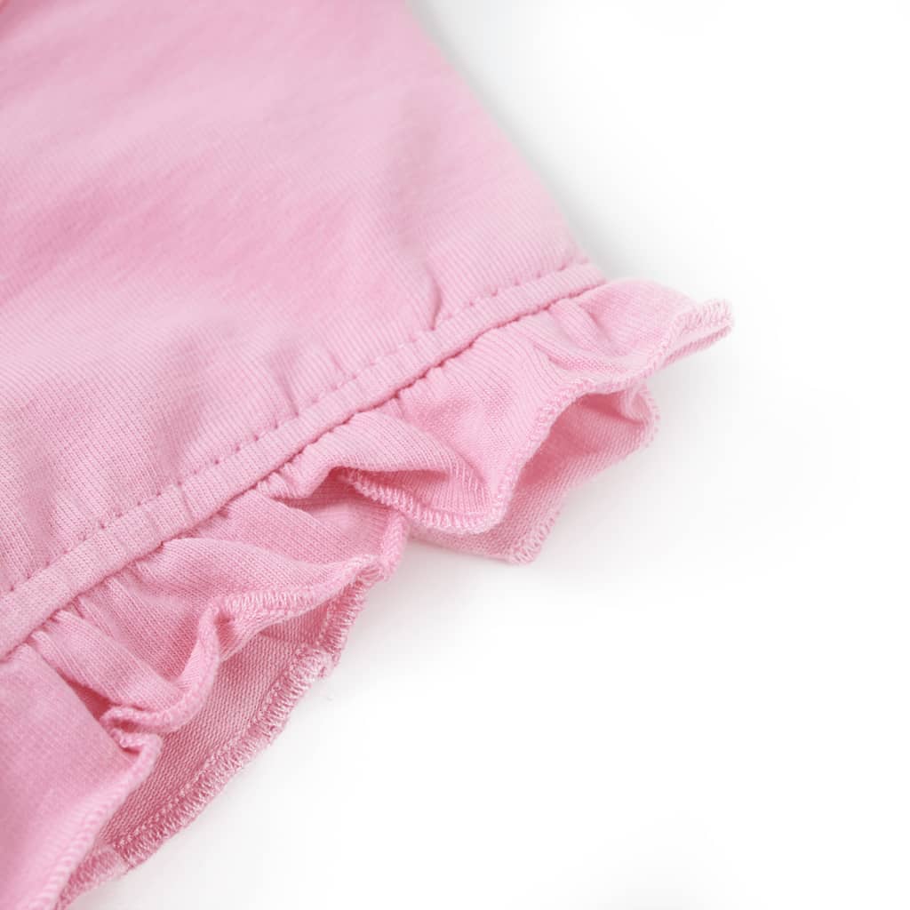 Children's Short Sleeve T-Shirt Light Pink 116